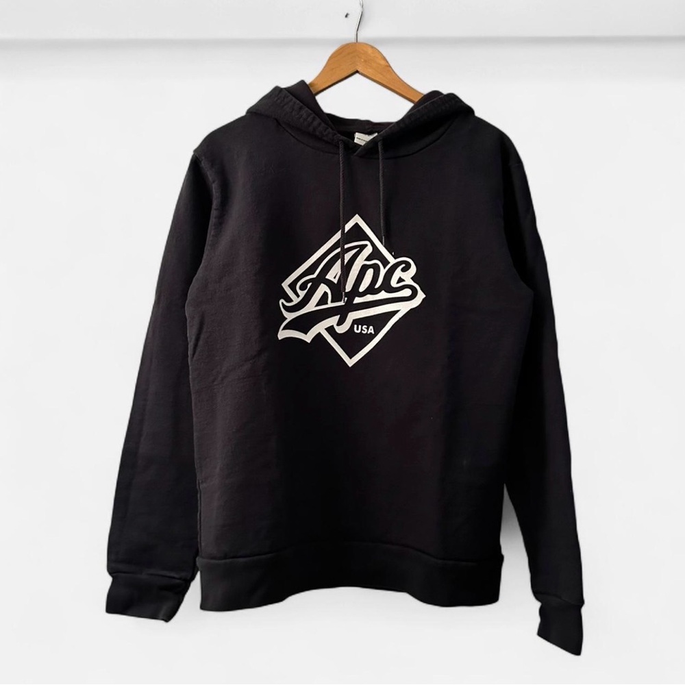 A.P.C. Navy Logo Sweater